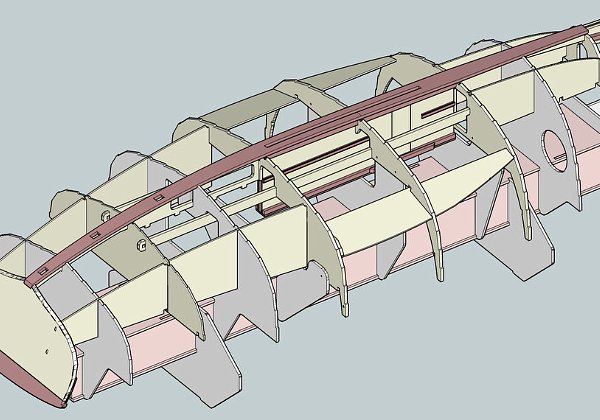 2011 clinker kit assembly sketches The sail and oar reference, 4.45 m in length Go to Ilur description