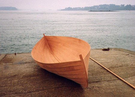 Marifjora coque nue Marifjora hull, the first Elorn, built by Chantier du Guip