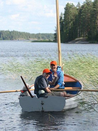 IMG_7503 Morbic 12 built by Harri Veivo from an Icarai kit, on lake Tarjanne in Finland - Photo Matti Haapanen