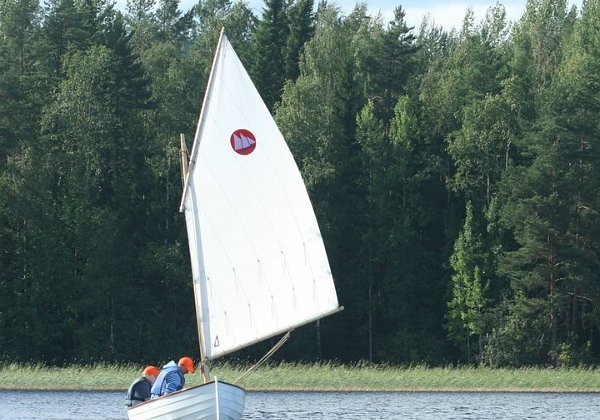 Morbic 12 in Finland Clinker dinghy, 3.7 m in length