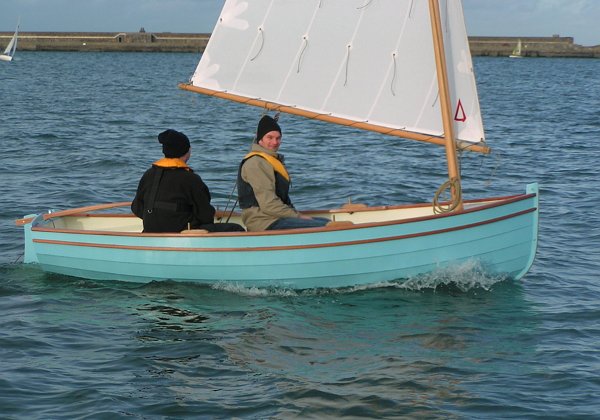 First sailing Clinker dinghy, 3.7 m in length
