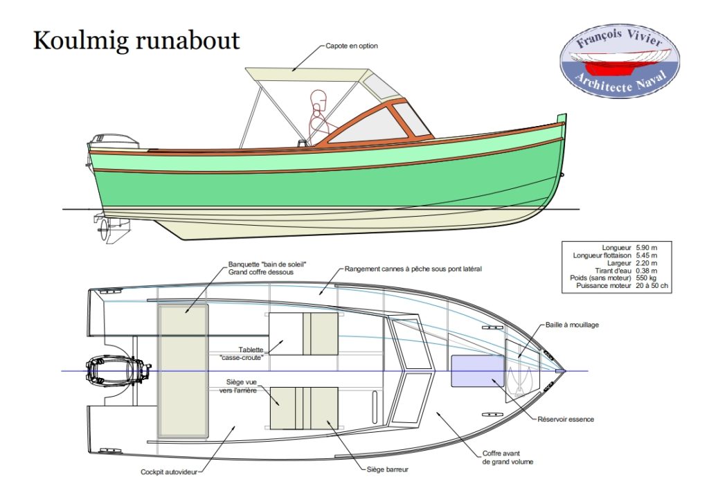 Koulmig-runabout-plan-ensemble – François Vivier Architecte Naval